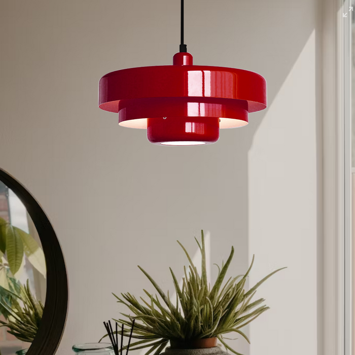 Bauhaus-Pendelleuchte – Elegante Eisen-Hängelampe für Ess- und Schlafzimmer