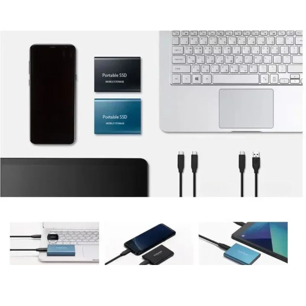 128TB Portable externe SSD - Hochgeschwindigkeitsspeicher mit USB