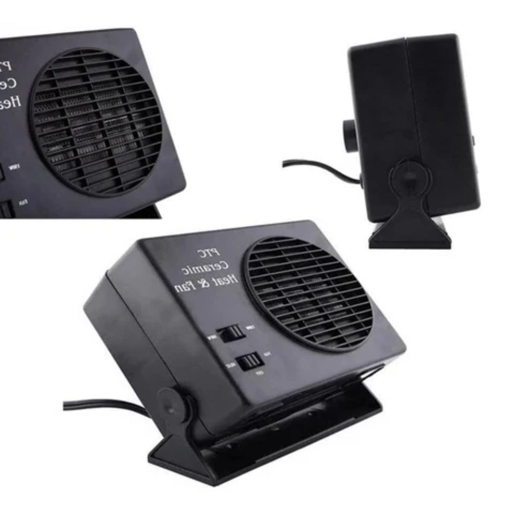 12V Auto-Heizung 150W-300W - Duale Heiz- und Ventilationsmodi mit langem Kabel