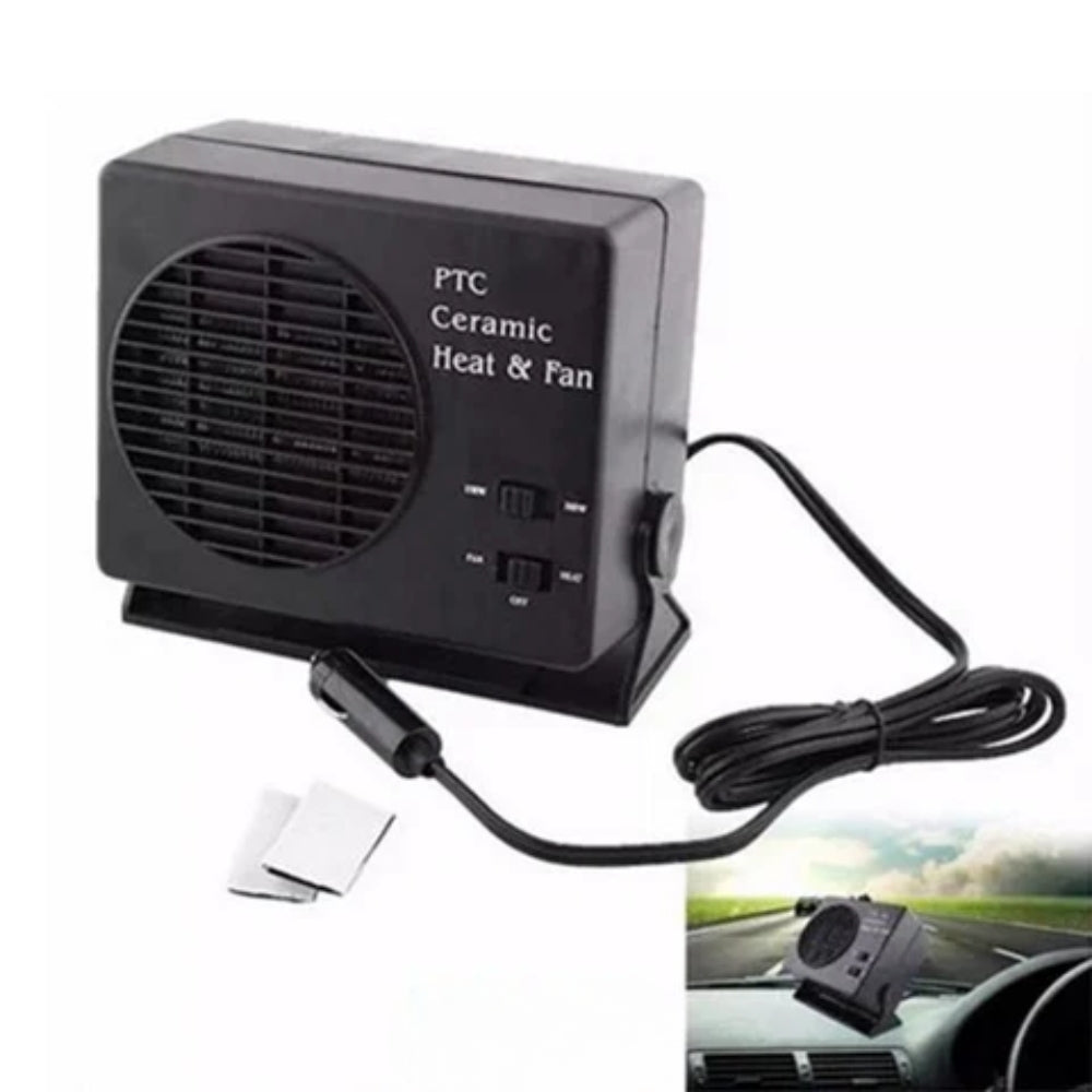 12V Auto-Heizung 150W-300W - Duale Heiz- und Ventilationsmodi mit langem Kabel