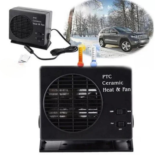 12V Auto-Heizung 150W-300W - Duale Heiz- und Ventilationsmodi mit langem Kabel