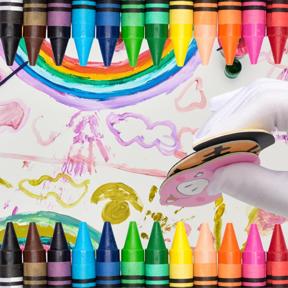 2-in-1-Zeichentafel - Magnetisches Whiteboard und Kreidetafel für Kinder