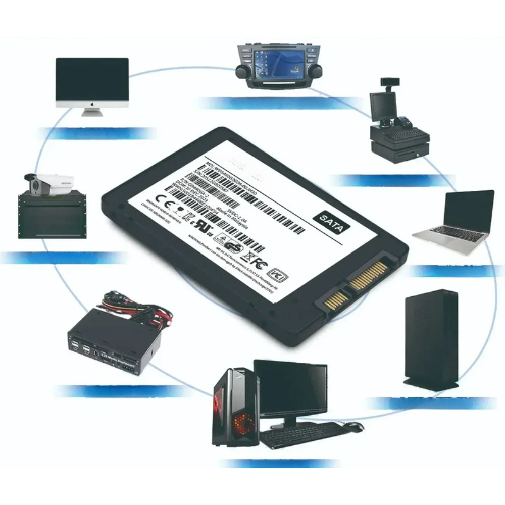 2TB Intern Solid-State-Laufwerk - Hochgeschwindigkeits-SSD für Laptop und Desktop