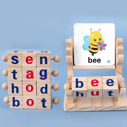 40 Wörter Passend dazu Kartenspiel - pädagogische Rechtschreibung Spielzeug für Kinder