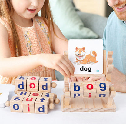 40 Wörter Passend dazu Kartenspiel - pädagogische Rechtschreibung Spielzeug für Kinder