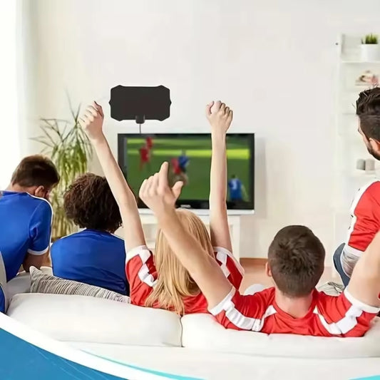 4K HDTV-Antenne - Innenraum-TV-Signalempfänger für freie digitale Kanäle