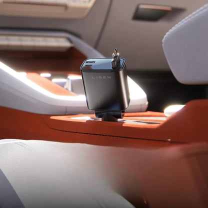 69W USB C Autoladegerät - Schnelles Laden mit einziehbarem Kabel
