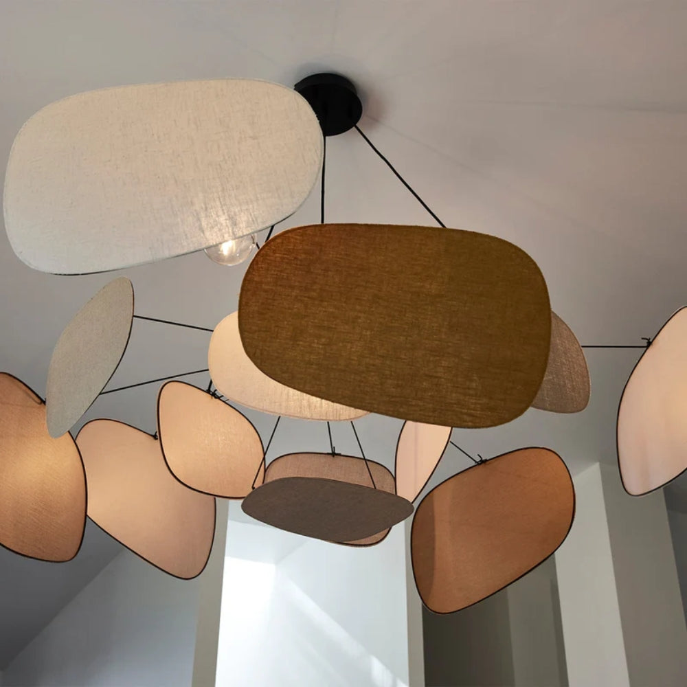 70s Stil Pendelleuchte - Überdimensionale Beleuchtung für Heim und Büro