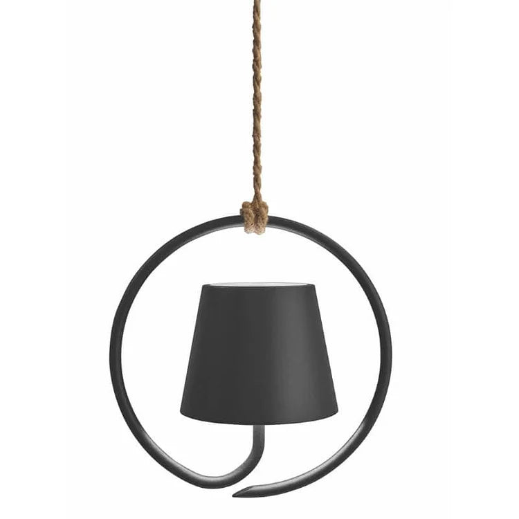 Kabellose LED Hängelampe für Innen & Außen | Wiederaufladbar, Dimmbare Designer Lampe mit Touch-Sensor & Akku