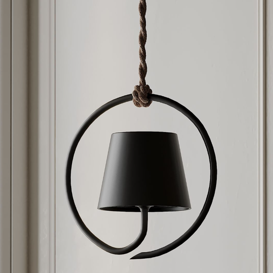 Kabellose LED Hängelampe für Innen & Außen | Wiederaufladbar, Dimmbare Designer Lampe mit Touch-Sensor & Akku