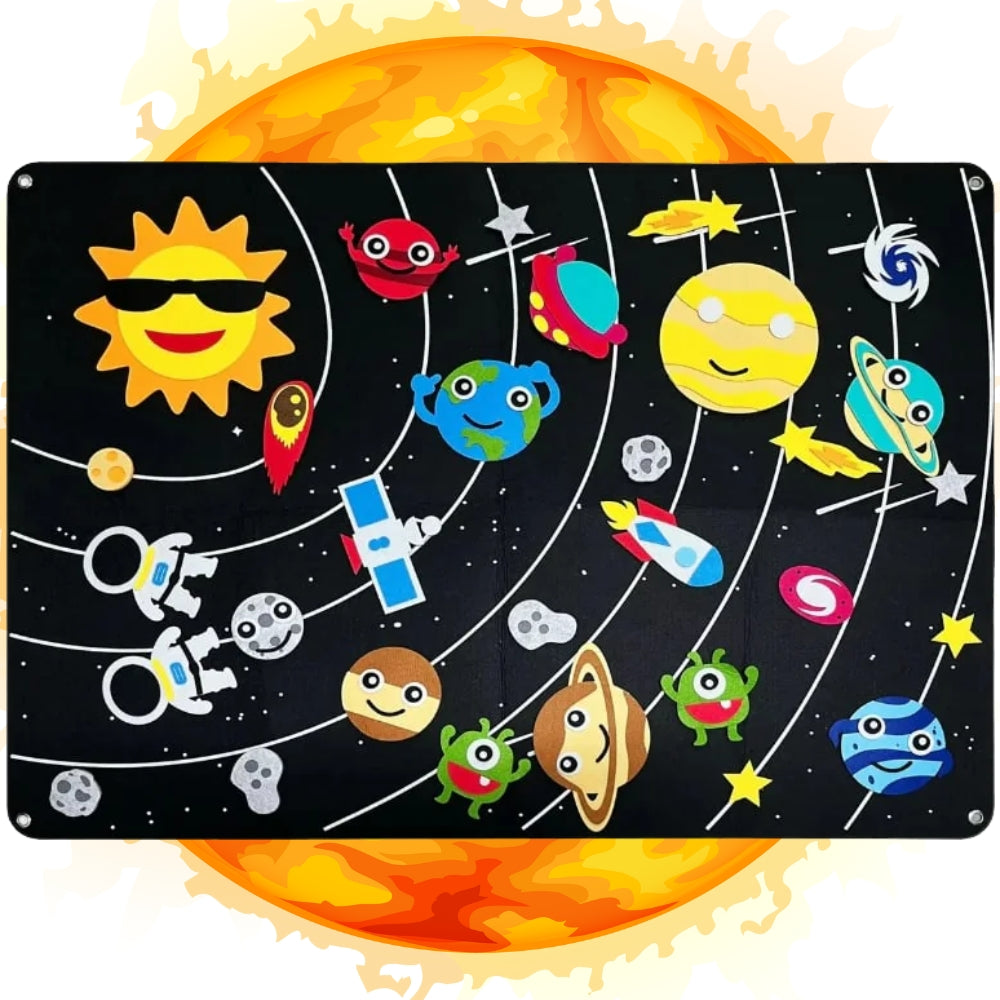 Abenteuer Filztafel - Kreatives Spiel Interaktives Erzählspielzeug für Kinder