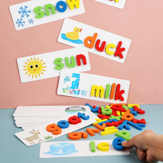 Alphabet Passendes Spielzeug - Vorschüler Rechtschreibung Spiel für Kinder