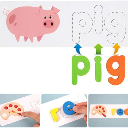 Alphabet Passendes Spielzeug - Vorschüler Rechtschreibung Spiel für Kinder