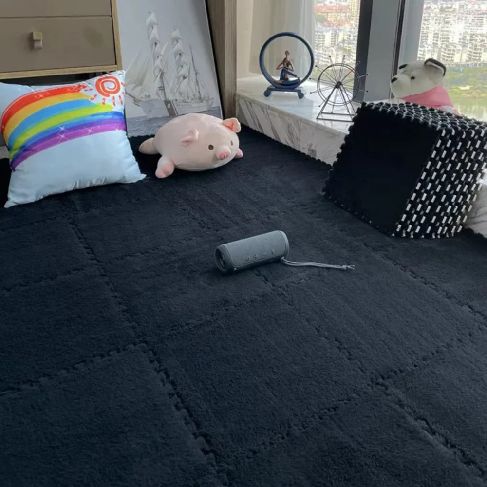 Anpassbare Puzzle Spielmatte – Kombinierbarer Winter Teppich für Kinder