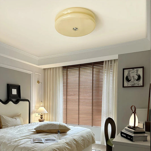 Art Deco Deckenleuchte – Rundes Design & Sanfte Lichtdiffusion