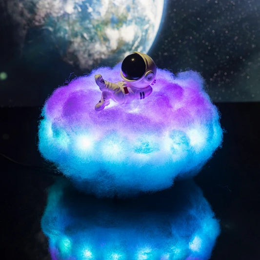 Astronaut Wolke Nachtlicht - LED-Stimmungslampe mit Farbwechsel-Funktion