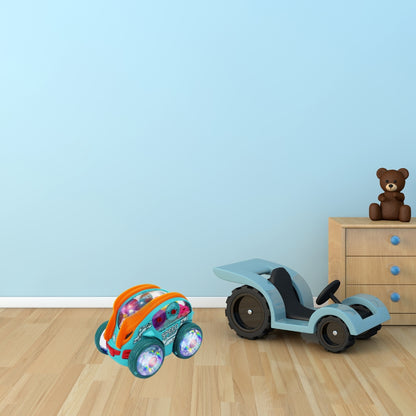 Aufleuchten Musikalisch Spielzeugauto - 360° LED Aktion Fahrzeug für Kinder