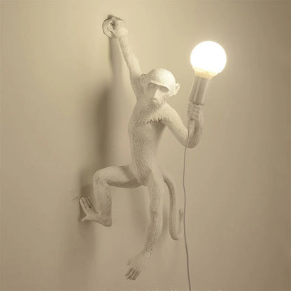 Ausgefallene Affen-Wandleuchte – Vintage-Stil für Individuelle Innenräume