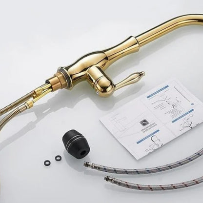 Ausziehbare Wasserhähne für die Küche - Flexibler Wasserhahn mit Spraykontrolle