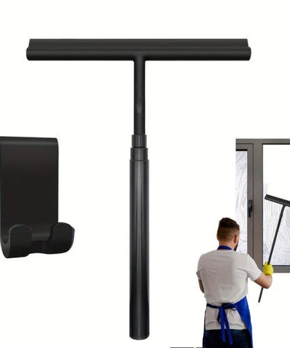 Ausziehbarer 2-in-1-Duschwischer - Teleskop-Badabstreifer