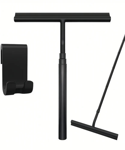 Ausziehbarer 2-in-1-Duschwischer - Teleskop-Badabstreifer