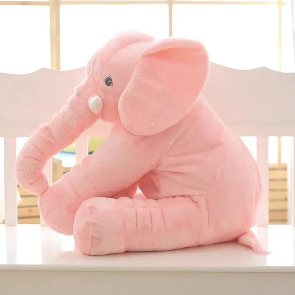 Baby Elefant Kuschelkissen - weiches Plüschtier für Kinder