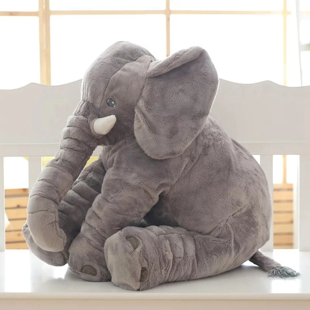 Baby Elefant Kuschelkissen - weiches Plüschtier für Kinder