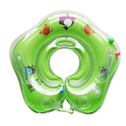 Baby-Schwimmkopf-Ring - Auslaufsichere Doppel-Airbag-Wasserstütze mit Griffen für Babies