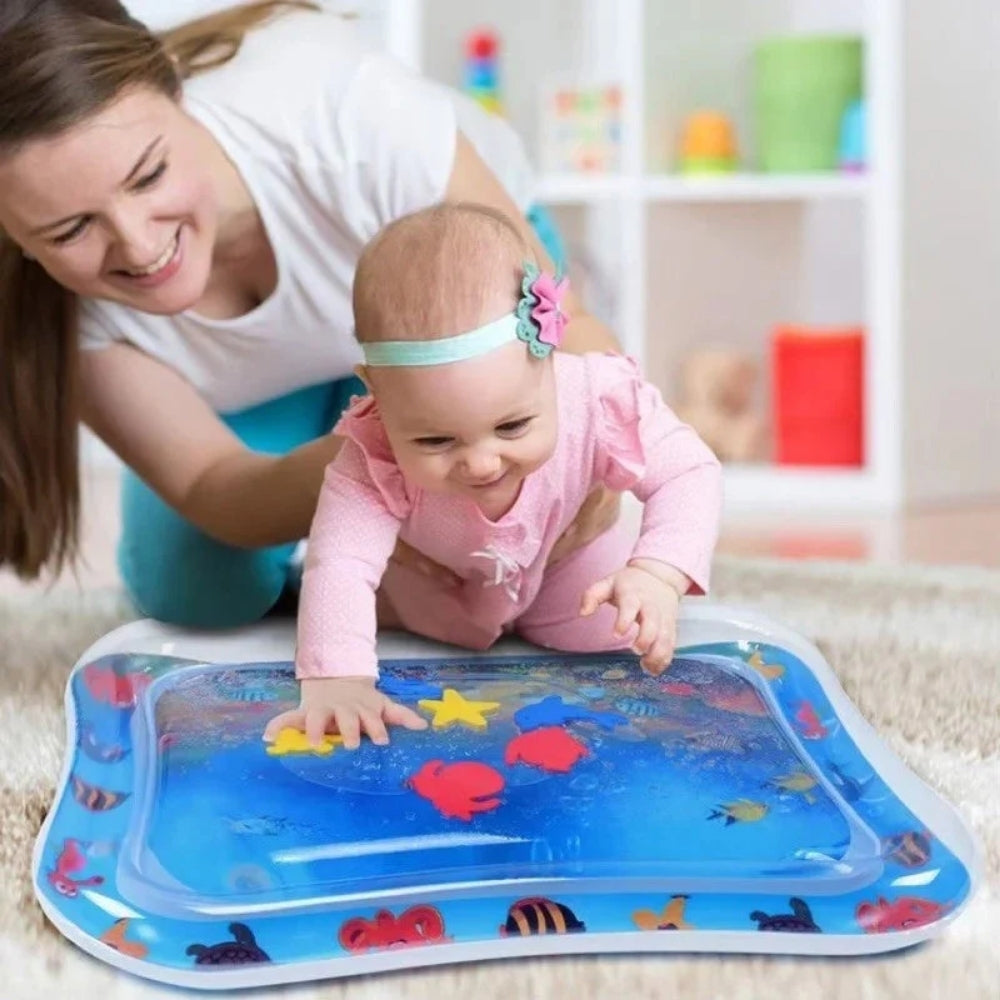 Baby-Wasserspielmatte - bunte Bauchzeit-Unterstützung für Babys