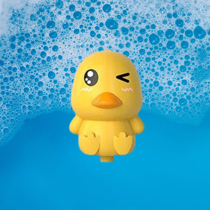 Badeentchen Spielzeugset - Motorboot mit 4 Entchen und Duschkopf für Kleinkinder