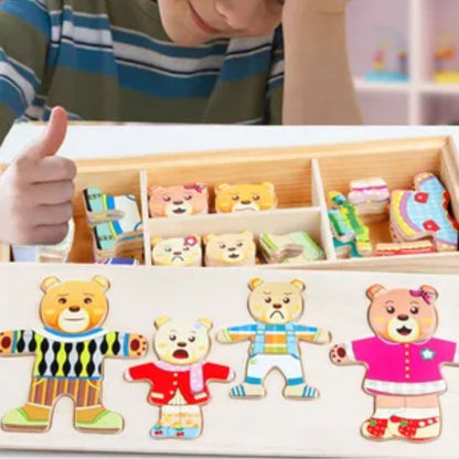 Bär Outfit Passendes Spielzeug - Kleid Nach oben Spiel für Kinder