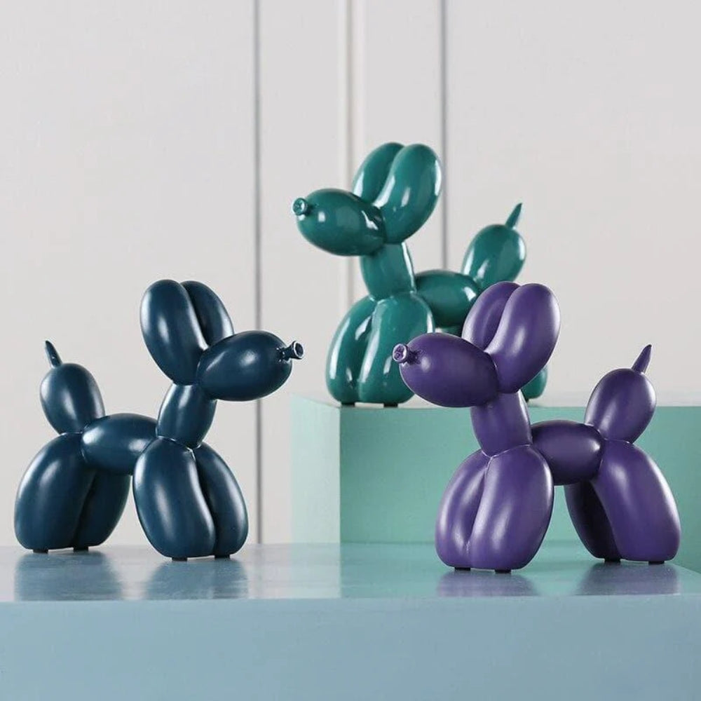 Ballonhund-Skulptur - Verspielter Charme für jeden Raum