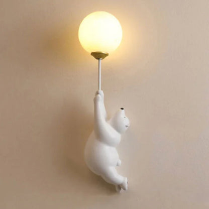 Bären-Ballon-Wandleuchte – Nachtlicht für Kinderzimmer oder Spielzimmer