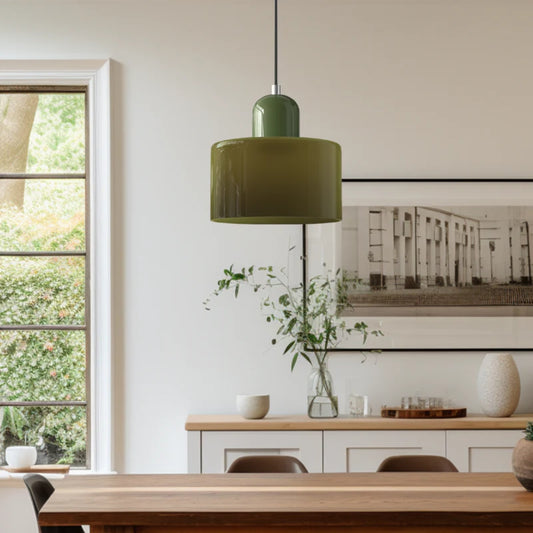 Bauhaus-Pendellampe – Glasdesign & Gleichmäßige Lichtverteilung