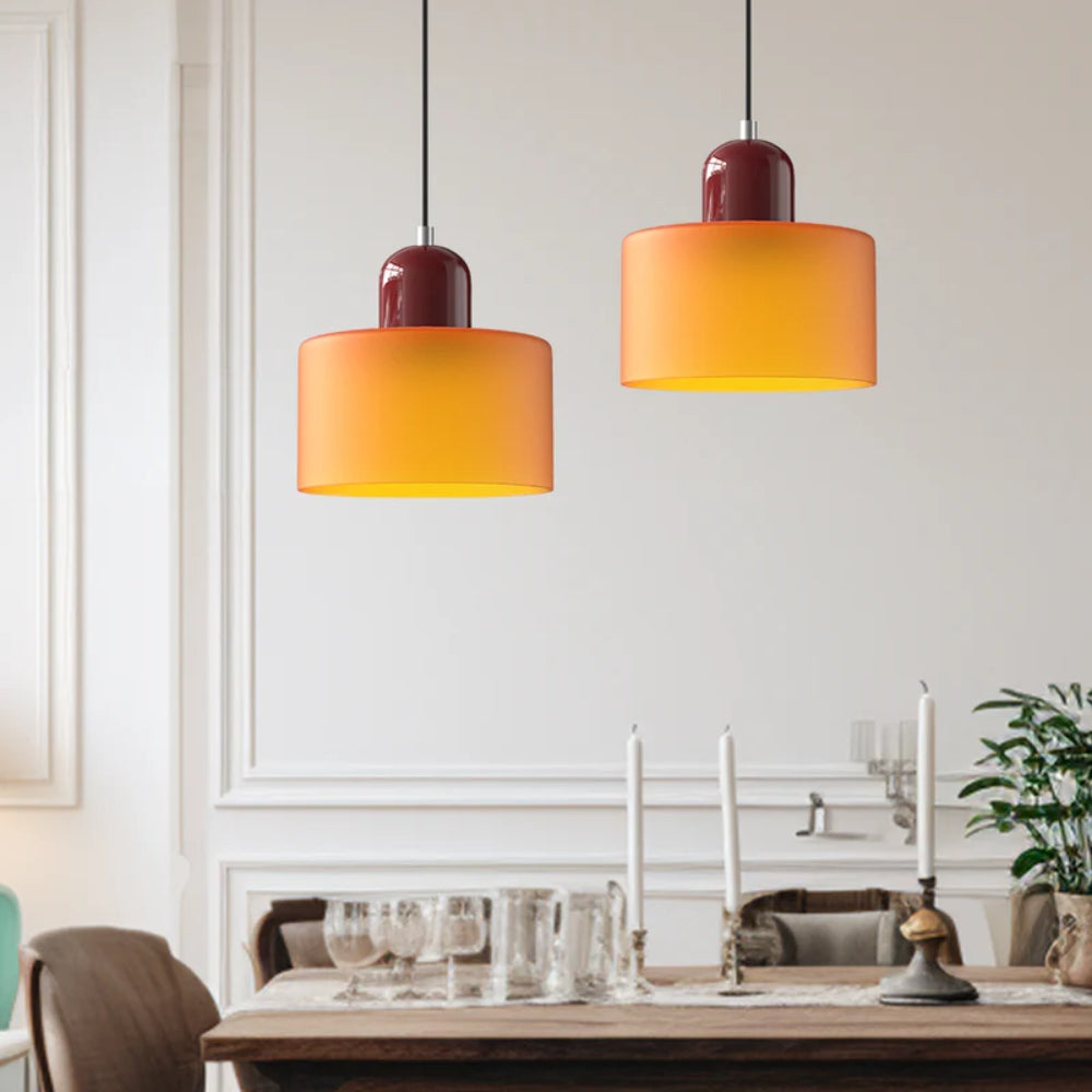 Bauhaus-Pendellampe – Glasdesign & Gleichmäßige Lichtverteilung