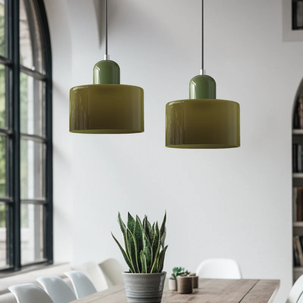 Bauhaus-Pendellampe – Glasdesign & Gleichmäßige Lichtverteilung