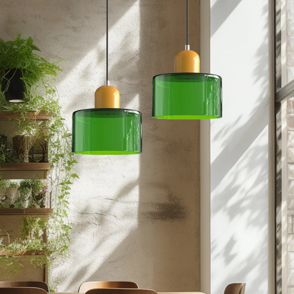 Bauhaus-Pendellampe – Glasdesign & Gleichmäßige Lichtverteilung