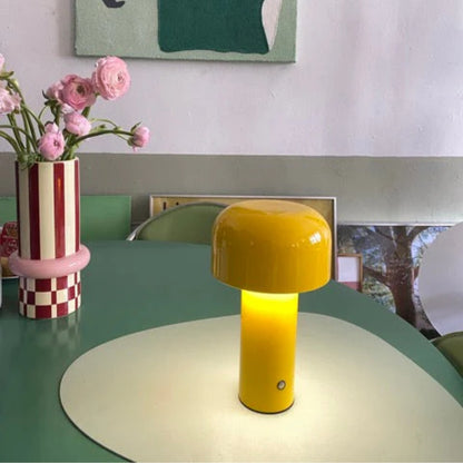 Berührungsaktivierte Pilz-Tischlampe - tragbar und wiederaufladbar