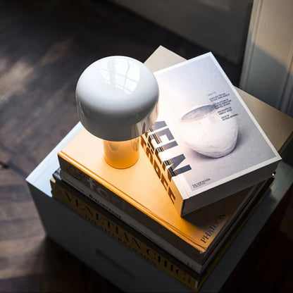 Berührungsaktivierte Pilz-Tischlampe - tragbar und wiederaufladbar