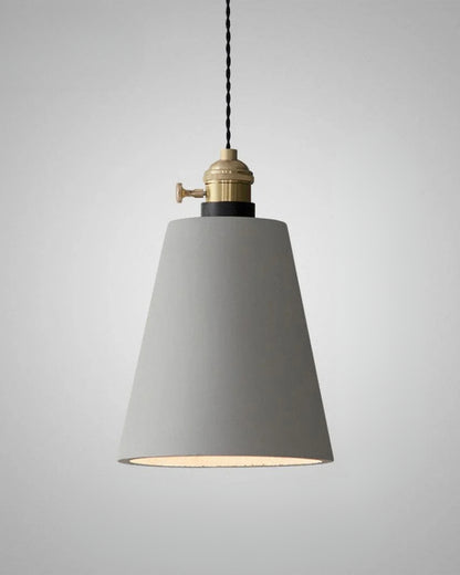 Beton-Hängeleuchte - Minimalistische hängende geometrische Beleuchtung