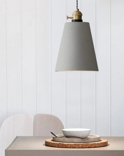 Beton-Hängeleuchte - Minimalistische hängende geometrische Beleuchtung