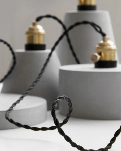 Beton-Hängeleuchte - Minimalistische hängende geometrische Beleuchtung