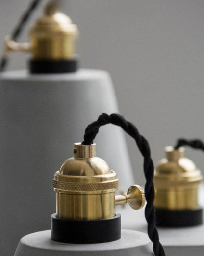 Beton-Hängeleuchte - Minimalistische hängende geometrische Beleuchtung