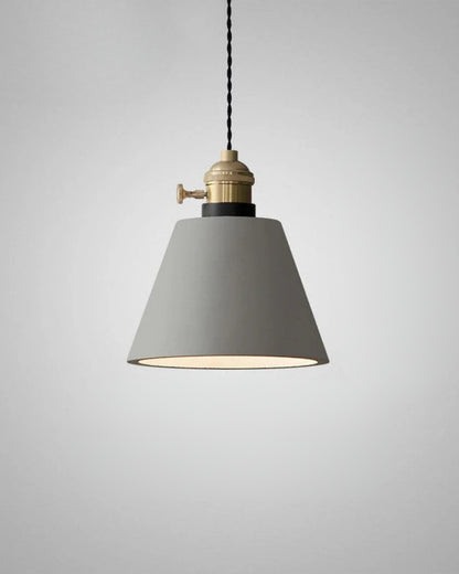 Beton-Hängeleuchte - Minimalistische hängende geometrische Beleuchtung