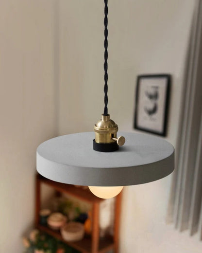 Beton-Hängeleuchte - Minimalistische hängende geometrische Beleuchtung