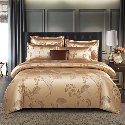 Bettbezug-Set - Weiche Jacquard-Bettwäsche mit dekorativem Muster