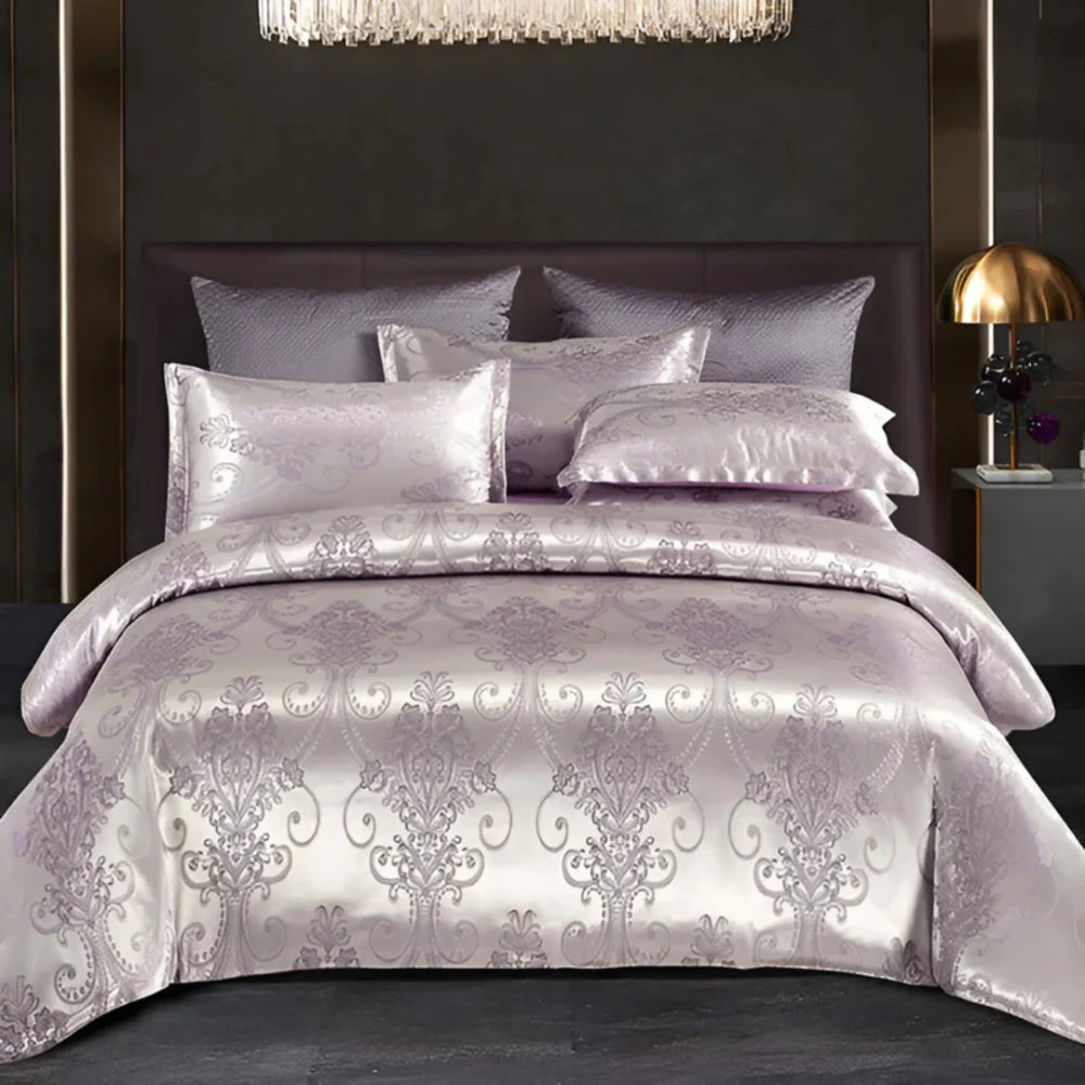 Bettbezug-Set - Weiche Jacquard-Bettwäsche mit dekorativem Muster