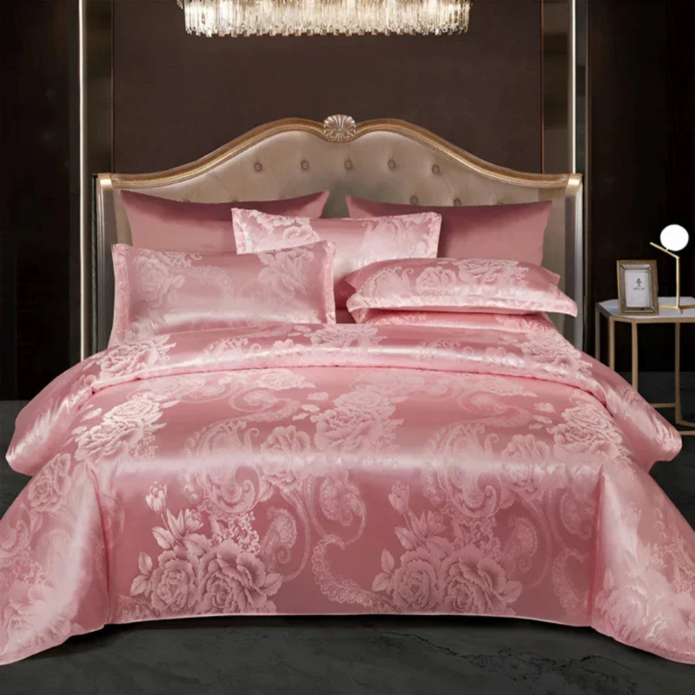 Bettbezug-Set - Weiche Jacquard-Bettwäsche mit dekorativem Muster