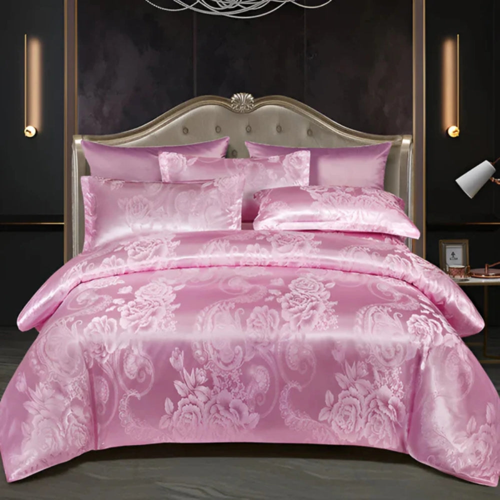 Bettbezug-Set - Weiche Jacquard-Bettwäsche mit dekorativem Muster