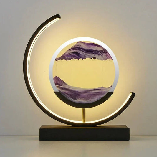 Bewegte Sand LED-Tischlampe – Beruhigende Atmosphäre & Sanfte Beleuchtung